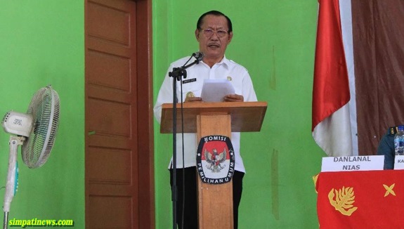 Wakil Bupati Nias Hadiri Pelantikan Panitia Pemilihan Kecamatan 2024 Se ...